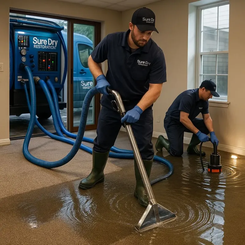 Water Extraction and Removal process in Bay Wood, NY